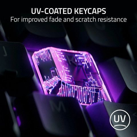 מקלדת מכנית ממברנה לגיימינג Razer Ornata V3 Tenkeyless - Low Profile Gaming Mechanical Membrane Wired Keyboard