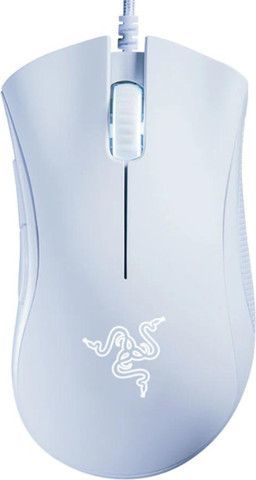 Razer Deathadder Essential עכבר גיימינג חוטי צבע לבן