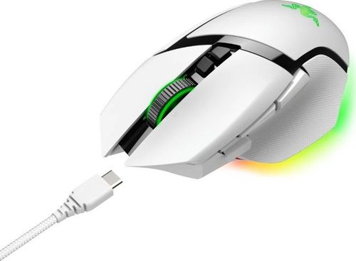 עכבר גיימינג אלחוטי Razer Basilisk V3 Pro צבע לבן