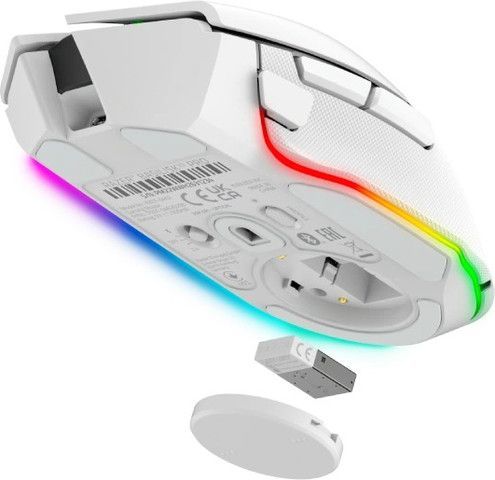 עכבר גיימינג אלחוטי Razer Basilisk V3 Pro צבע לבן