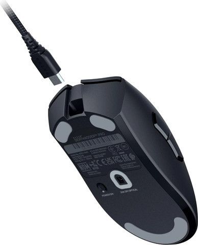 עכבר אלחוטי Razer DeathAdder V3 Pro בצבע שחור
