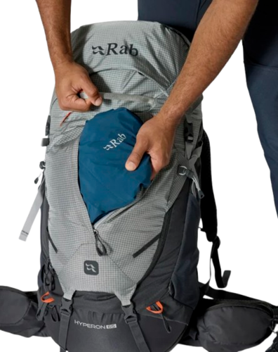 תרמיל Hyperon 65L  אפור - Rab
