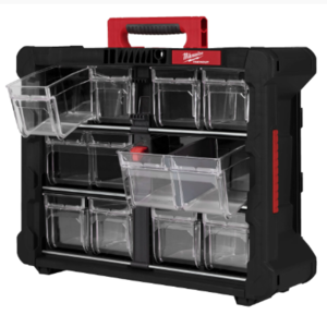 ארגונית רב תא 10 תאים PACKOUT Tip Bin MILWAUKEE