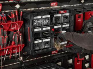 ארגונית רב תא 10 תאים PACKOUT Tip Bin MILWAUKEE