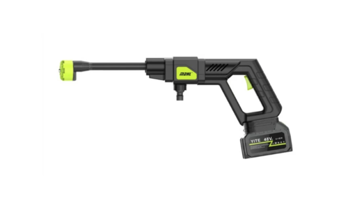 אקדח שטיפה בלחץ 48VH נטען – 300W | נייד, חזק וללא צורך בחיבור לחשמל