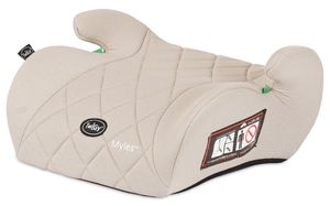 בוסטר ישיבה לילד Myles i-Size עם ריפוד מלא, בטיחות ונוחות לילדך - שמנת