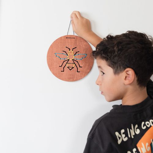 ריקמה על עץ – חרקים