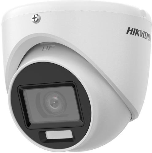 מצלמה כיפה Hikvision DS-2CE76K0T-LMFS 3K 2.8MM “Smart Hybrid Light 4 in 1” “IR עד 30 מ אור לבן עד 20 מ” 2.8mm