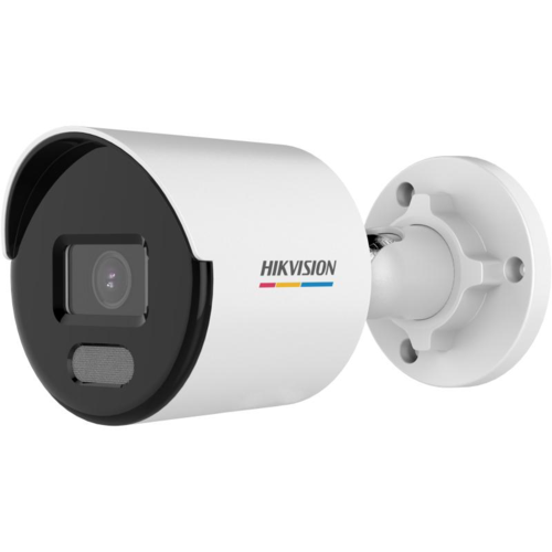 מצלמת אבטחה מיני צינור רשת 4MP Hikvision ColorVu DS-2CD1047G2-LUF צפייה בצבע מלא בלילה לטווח תאורת ה IR עד 30 מטרים, עדשה קבועה רחבה 2.8 מ