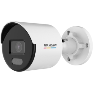 מצלמת אבטחה מיני צינור רשת 4MP Hikvision ColorVu DS-2CD1047G2-LUF צפייה בצבע מלא בלילה לטווח תאורת ה IR עד 30 מטרים, עדשה קבועה רחבה 2.8 מ"מ