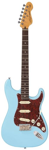Vintage V65 ReIssued Vibrato Electric Guitar ~ Candy Apple Blue