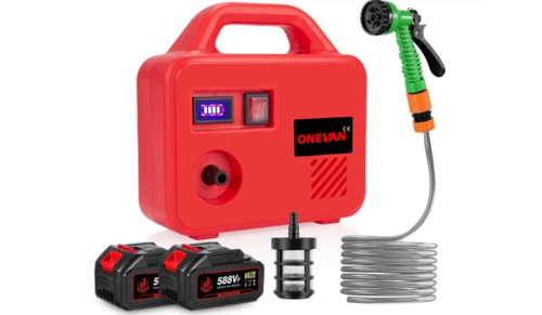 משאבת מים מתחברת לצינור השקיה וואן ואן דגם SKU006689_2