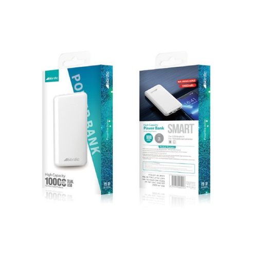 סוללת גיבוי  PB1000 Nordic 10000mAH