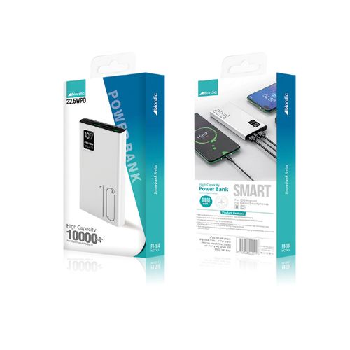 סוללת גיבוי PBPD10 Nordic 10000mAH PD 22.5W