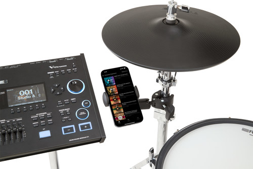 זווית נוספת roland rsh-10 v-drums smartphone holder