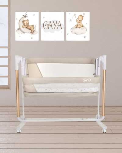 עריסת GAYA – עריסה חשמלית מתחברת למיטה, מתנדנדת, מנגנת – והופכת ללול!