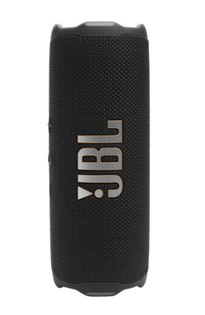 רמקול אלחוטי JBL Flip 7 בצבע שחור, עם סאונד חזק ועמידות למים