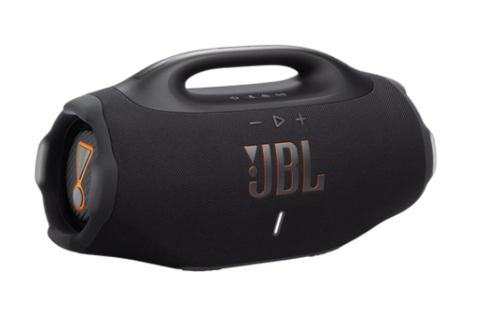 רמקול JBL Boombox 4 שחור עוצמתי עם ידית נשיאה