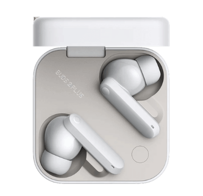 אוזניות אלחוטיות CMF By Nothing Buds 2A בצבע אפור בהיר עם Bluetooth וטעינה מהירה