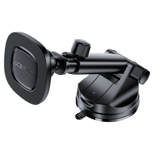מעמד טלפון לרכב AceFast D45 טלסקופי מגנטי בצבע שחור עם זרוע מתכווננת ומגנטים עוצמתיים