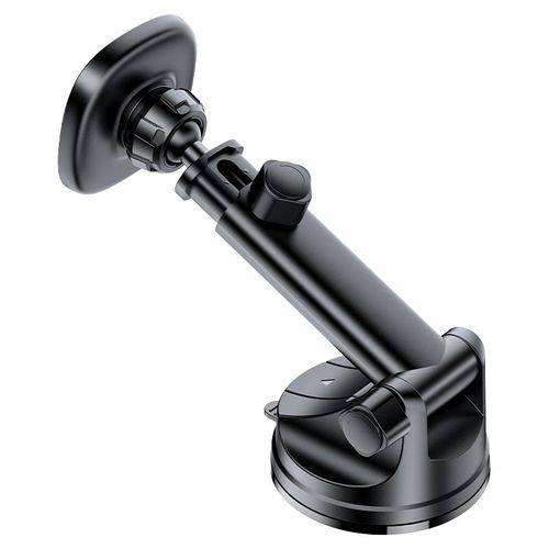 מעמד טלפון לרכב AceFast D45 טלסקופי מגנטי בצבע שחור עם זרוע מתכווננת ומגנטים עוצמתיים