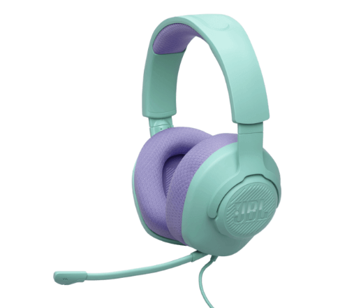אוזניות קשת + מיקרופון JBL Quantum 100M2 Blue+Green 