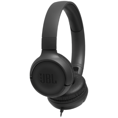 אוזניות קשת חוטיות צבע שחור JBL Tune T500