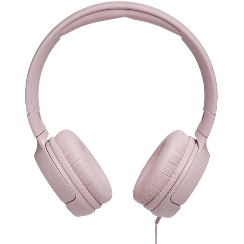 אוזניות קשת חוטיות צבע ורוד JBL Tune T500