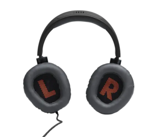 אוזניות גיימינג מקצועיות JBL Quantum 100M2 בצבע שחור, עיצוב ארגונומי