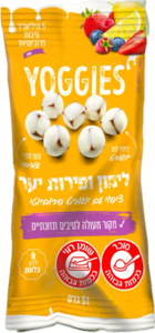 יוגיס לימון ופירות יער - חטיף פרי עם יוגורט פרוביוטי