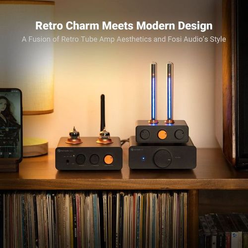 תאורת לד שמראה את עוצמת המוזיקה Fosi Audio AH-01A