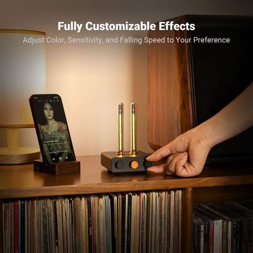תאורת לד שמראה את עוצמת המוזיקה Fosi Audio AH-01A