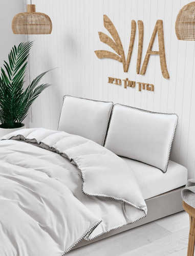 סט מצעים זוגי 100% כותנה 