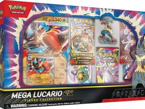 קלפי פוקימון מארז מגה לוקריו ex פיגר קולקשיין Mega Lucario ex Premium Figure Collection - Miscellaneous Cards & Products (MCAP)