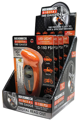 Digital Tire Gauge with LED Light Screen 0-150 PSI / 4-Unit Display