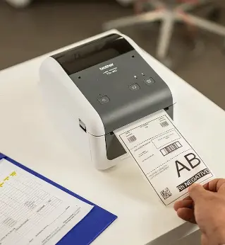 מארז חסכון מדפסת מדבקות Brother TD-4410D ובנוסף 3 גלילי מדבקות לכ-3000 מדבקות סה