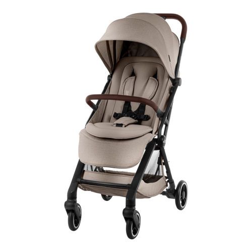 Britax Flylite – טיולון קליל וקומפקטי עם קיפול ביד אחת צבע בז
