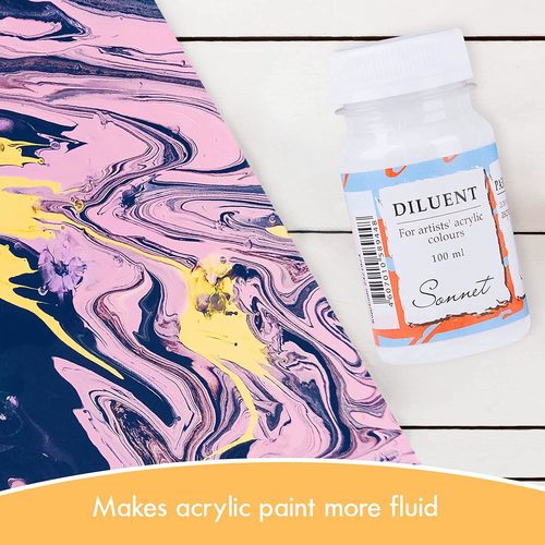 מדיום לצבעי אקריליק  Sonnet Acrylic Color Diluent  , נפח 100 מ