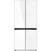 מקרר 4 דלתות מקפיא תחתון 502 ליטר נטו Electra EL5070GW קו אפס עם ארונות מטבח - גימור זכוכית לבנה אחריות ע"י היבואן הרשמי