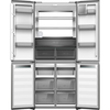 מקרר 4 דלתות מקפיא תחתון 502 ליטר נטו Electra EL5070N קו אפס עם ארונות מטבח - גימור נירוסטה אחריות ע"י היבואן הרשמי