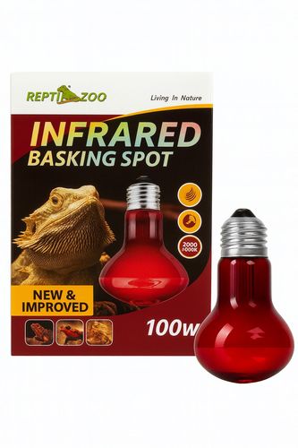נורת אינפרא אדום לחימום ממוקד לזוחלים – Repti Zoo Infrared Basking Spot 100W