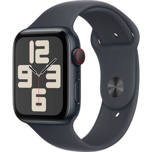 שעון חכם Apple Watch SE 3rd Gen 2025 40mm Aluminum Case Rubber Sport Band GPS אפל