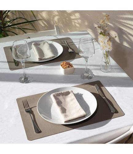 פלייסמט דוצ בז'/חול LUNAR pvc placemat