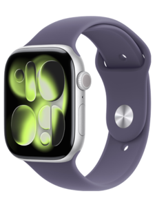 שעון חכם Apple Watch Series 11 2025 42mm Aluminum Case Rubber Sport Band GPS אפל