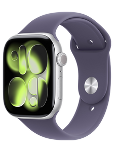 שעון חכם Apple Watch Series 11 2025 46mm Aluminum Case Rubber Sport Band GPS אפל