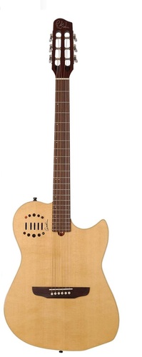 גיטרה אקוסטית מוגברת מבית Godin דגם Multiac Steel String Duet Natural HG