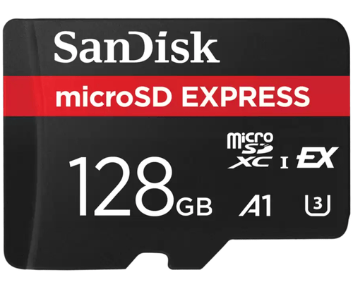 כרטיס זיכרון SanDisk microSD Express 128GB