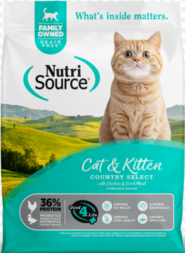 נוטריסורס Cat & Kitten עוף וברווז ללא דגנים 5.4 ק