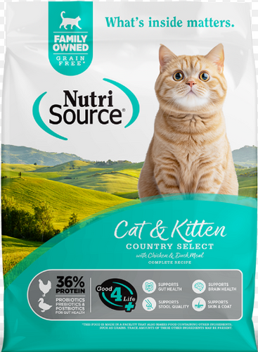 נוטריסורס Cat & Kitten עוף וברווז ללא דגנים 1.8 ק