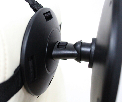 מראה לרכב לתינוק עם תאורת לד, שלט ומנגנון כיוונון 360 